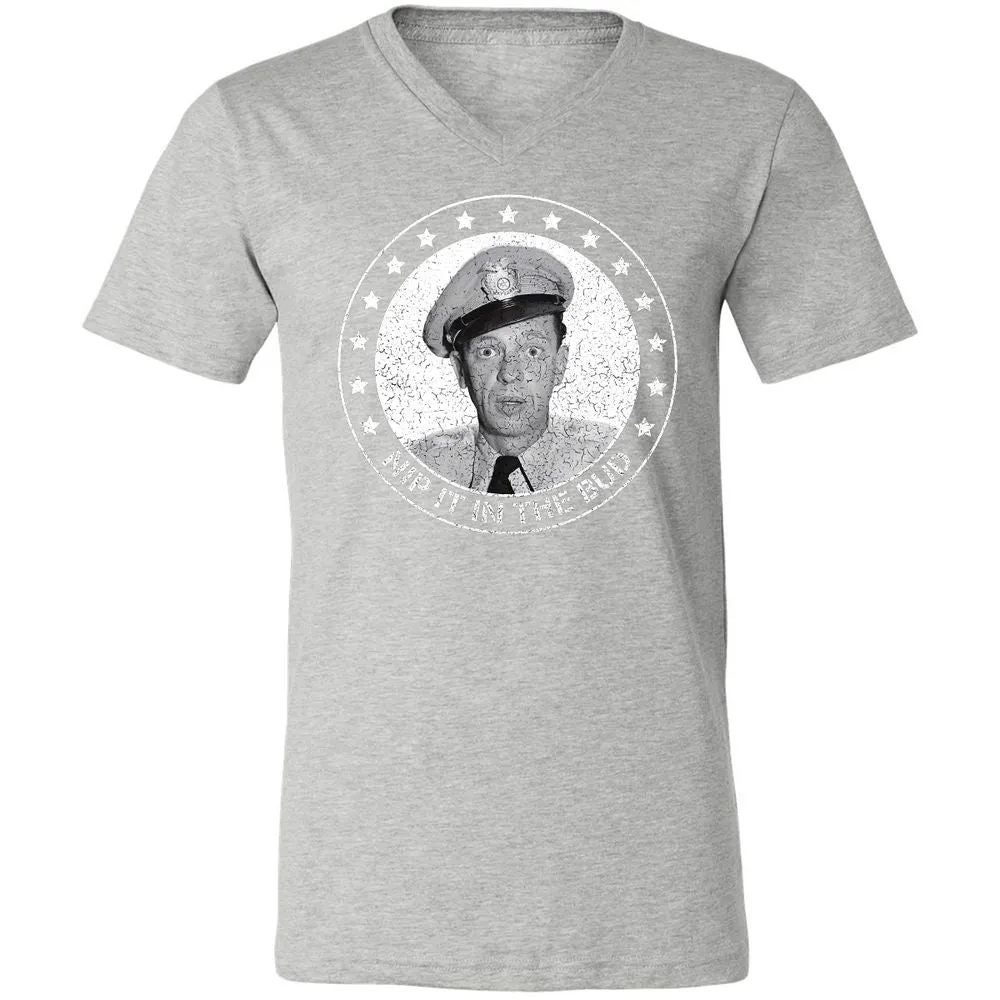 Unisex V-Neck T-Shirt - 43ZLWBS7 - Athletic Heather - 7
