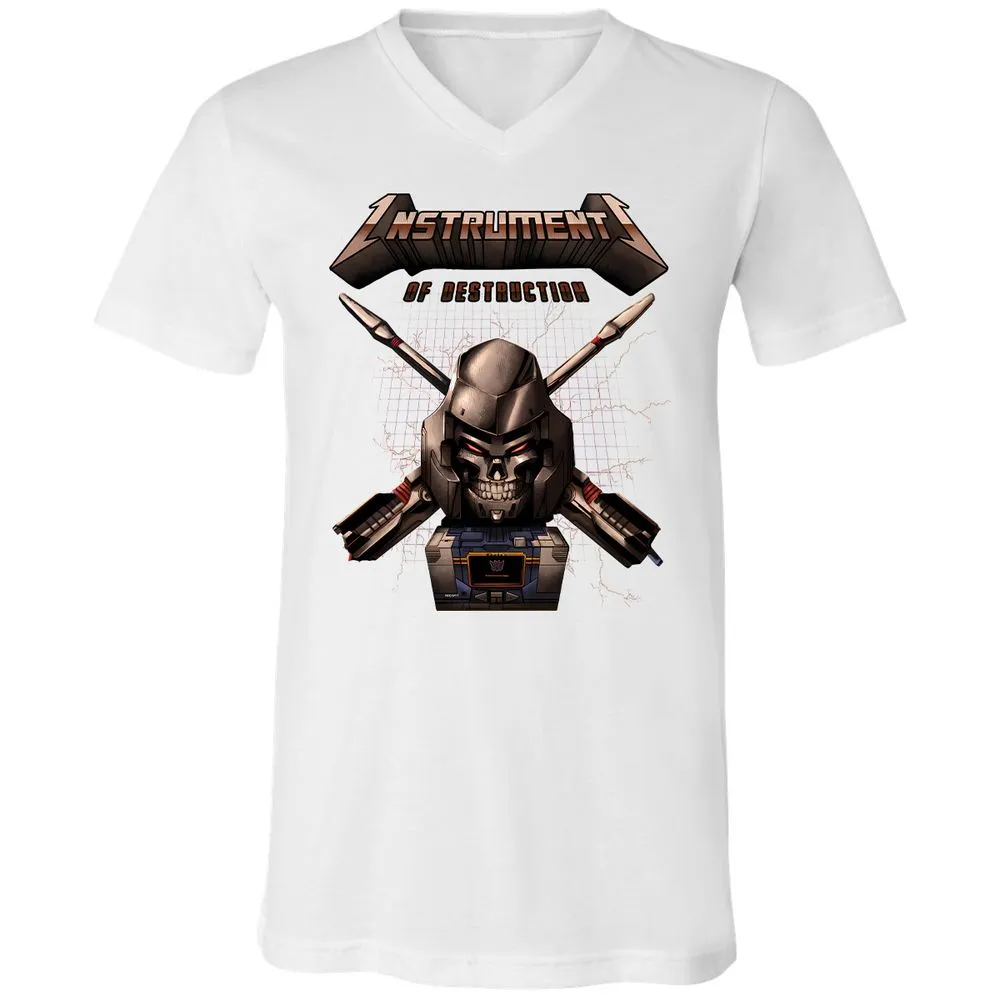 Unisex V-Neck T-Shirt - GJEAQVJM - White - 5