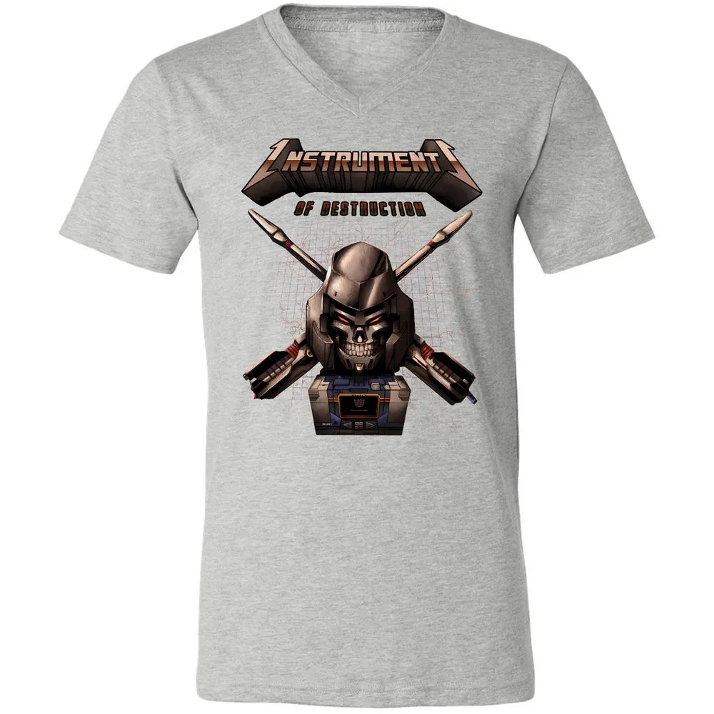 Unisex V-Neck T-Shirt - GJEAQVJM - Athletic Heather - 7