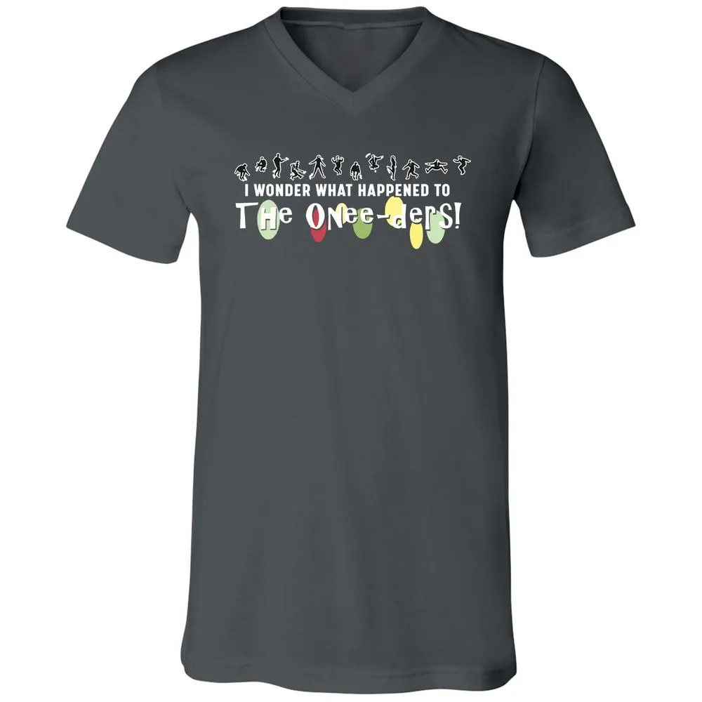 Unisex V-Neck T-Shirt - 7DXAUWNS - Asphalt - 12