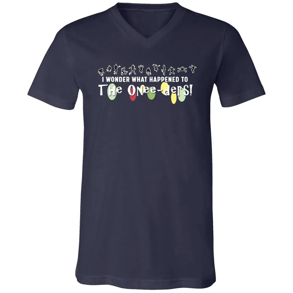Unisex V-Neck T-Shirt - 7DXAUWNS - Navy - 2