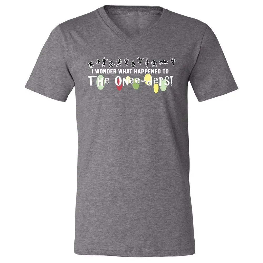 Unisex V-Neck T-Shirt - 7DXAUWNS - Deep Heather - 13