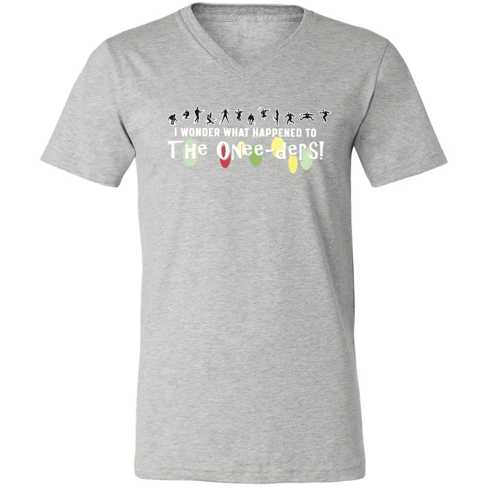 Unisex V-Neck T-Shirt - 7DXAUWNS - Athletic Heather - 7