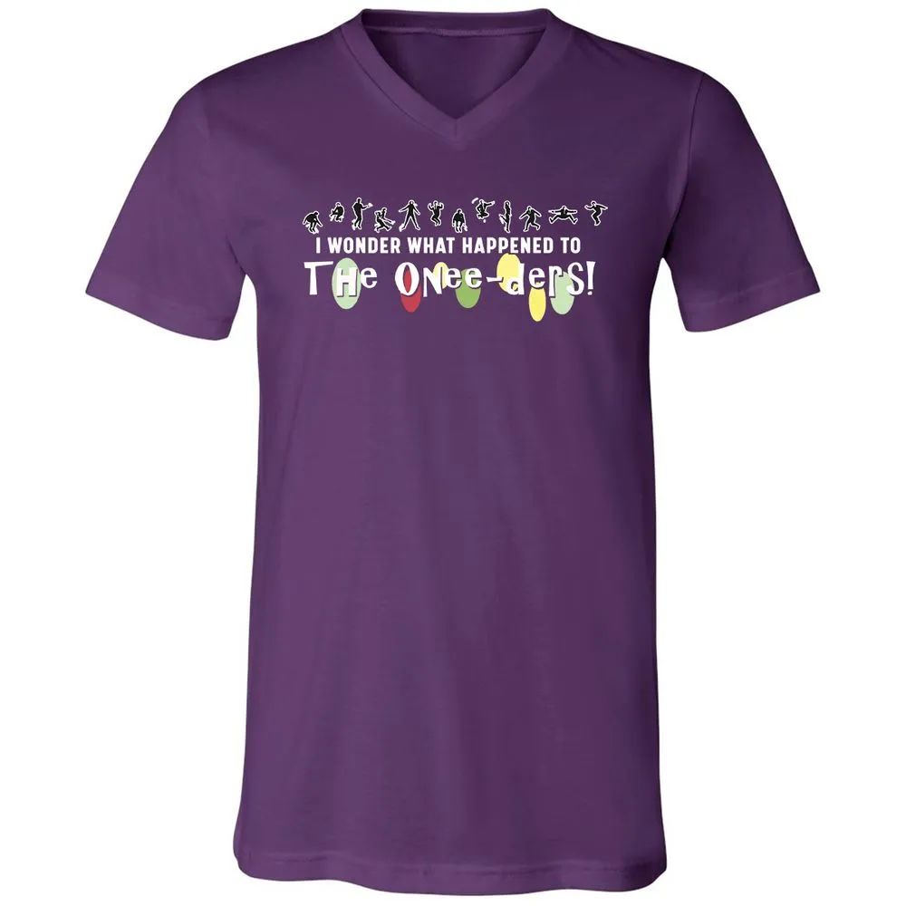Unisex V-Neck T-Shirt - 7DXAUWNS - Team Purple - 9