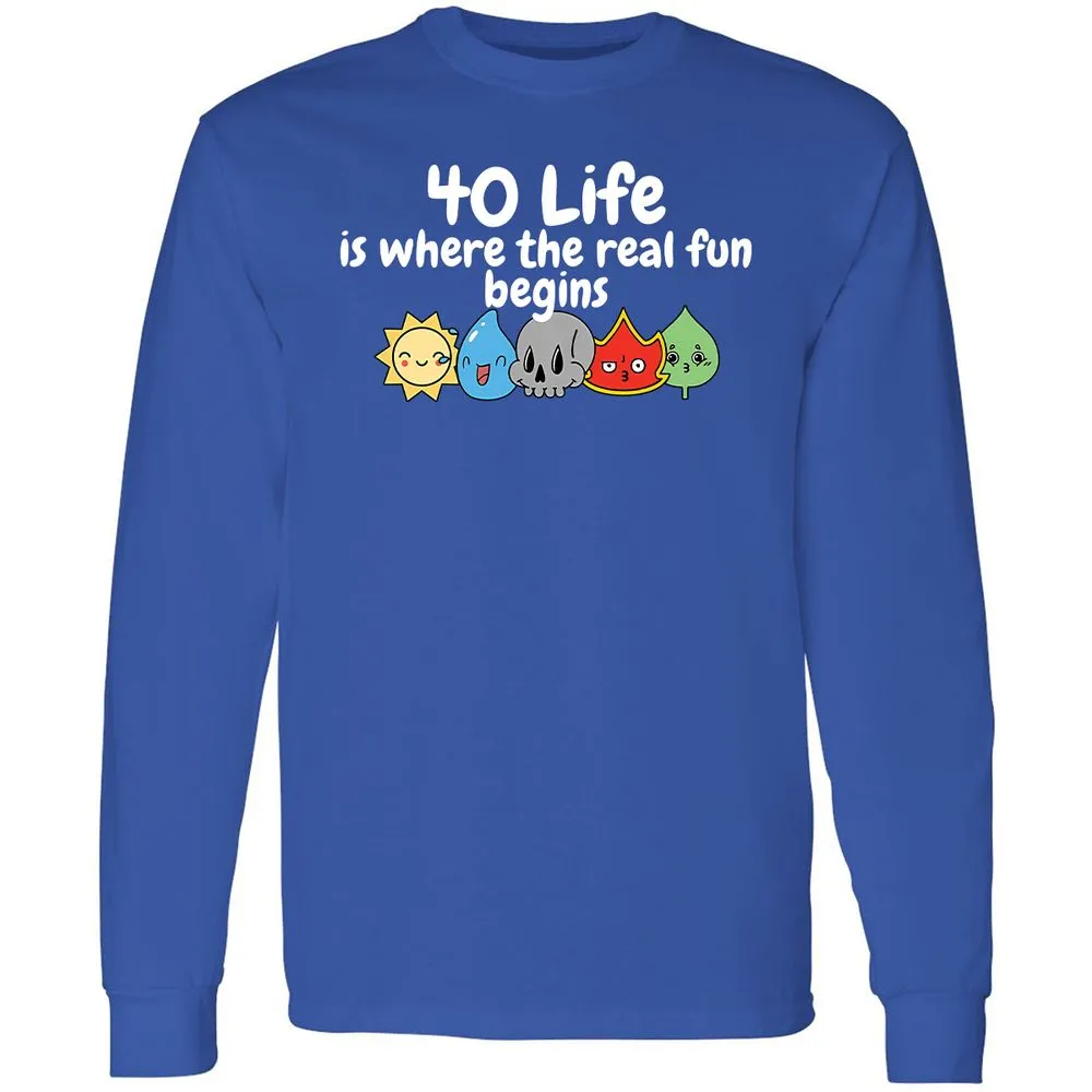 Long Sleeve T-Shirt - 1H3CDHEB - Royal - 8