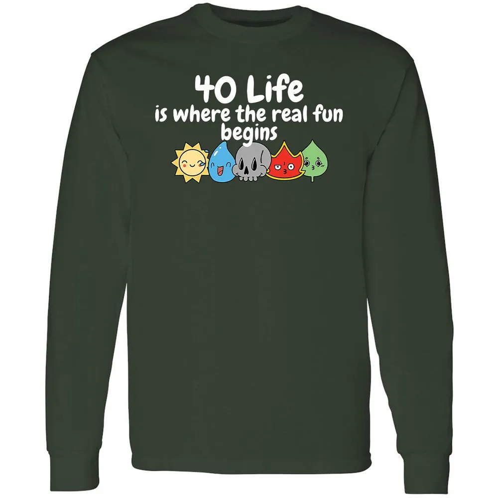 Long Sleeve T-Shirt - 1H3CDHEB - Forest Green - 4