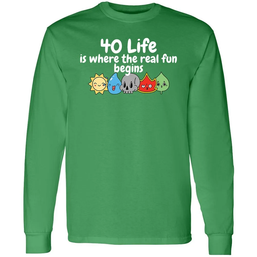 Long Sleeve T-Shirt - 1H3CDHEB - Irish Green - 10
