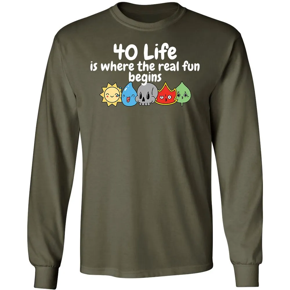 Long Sleeve T-Shirt - 1H3CDHEB - Military Green - 16