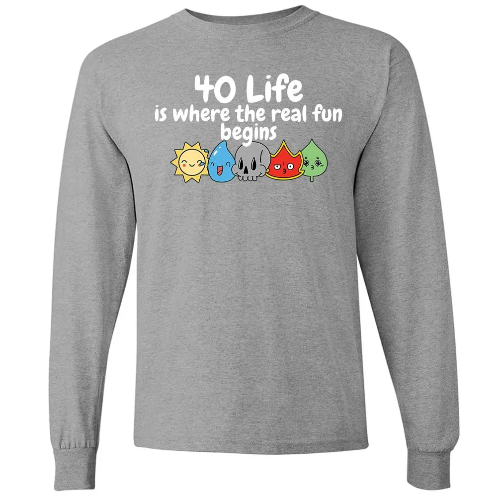 Long Sleeve T-Shirt - 1H3CDHEB - Graphite Heather - 6