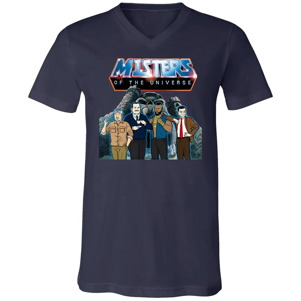 Unisex V-Neck T-Shirt - CRAYZQV6 - Navy - 2