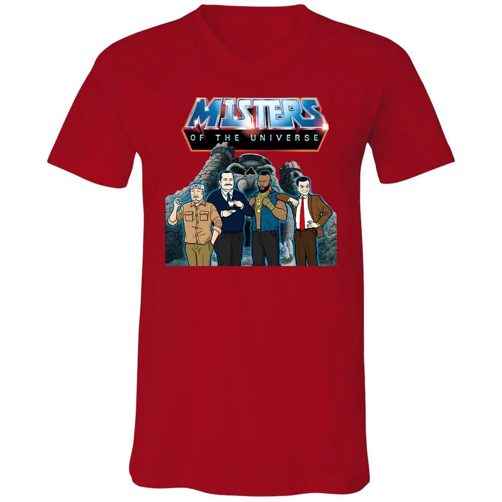 Unisex V-Neck T-Shirt - CRAYZQV6 - Red - 3