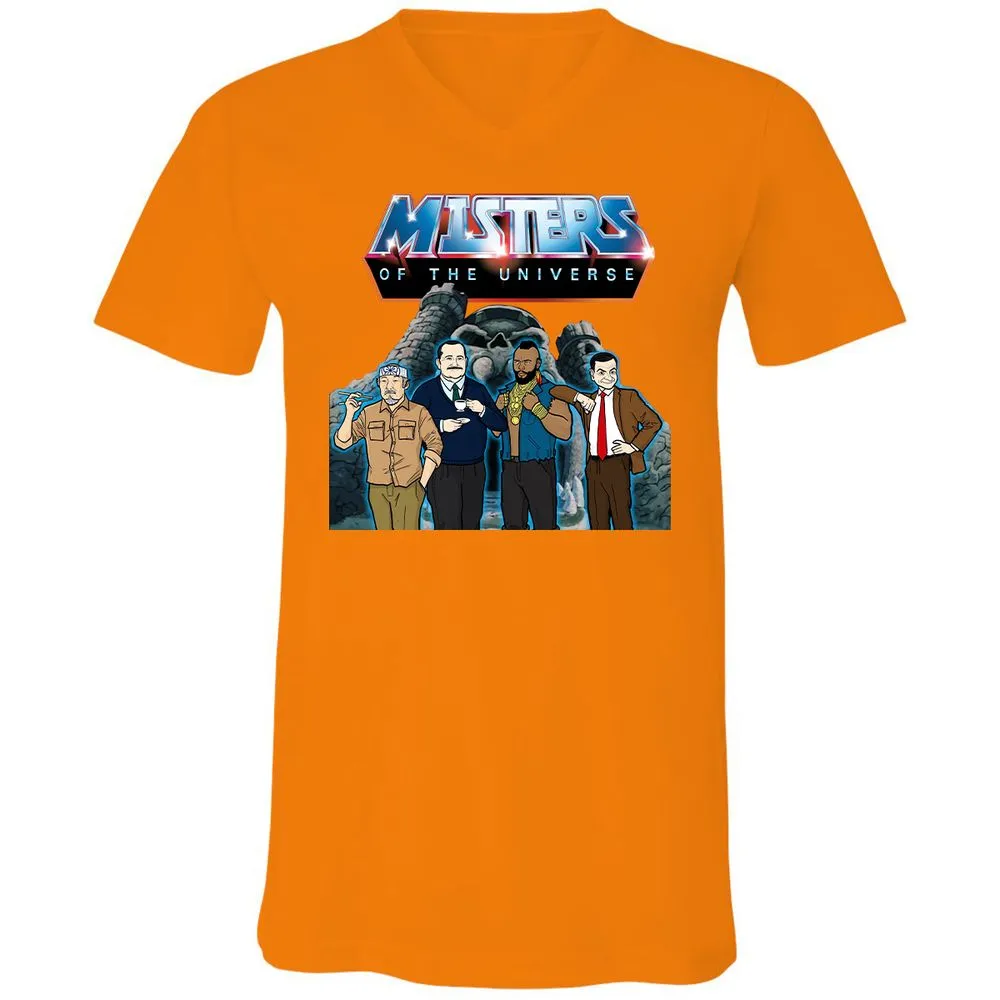 Unisex V-Neck T-Shirt - CRAYZQV6 - Orange - 11