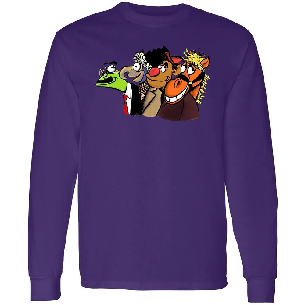 Long Sleeve T-Shirt - 1NZPXSAK - Purple - 13