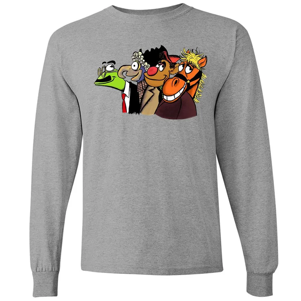 Long Sleeve T-Shirt - 1NZPXSAK - Graphite Heather - 6