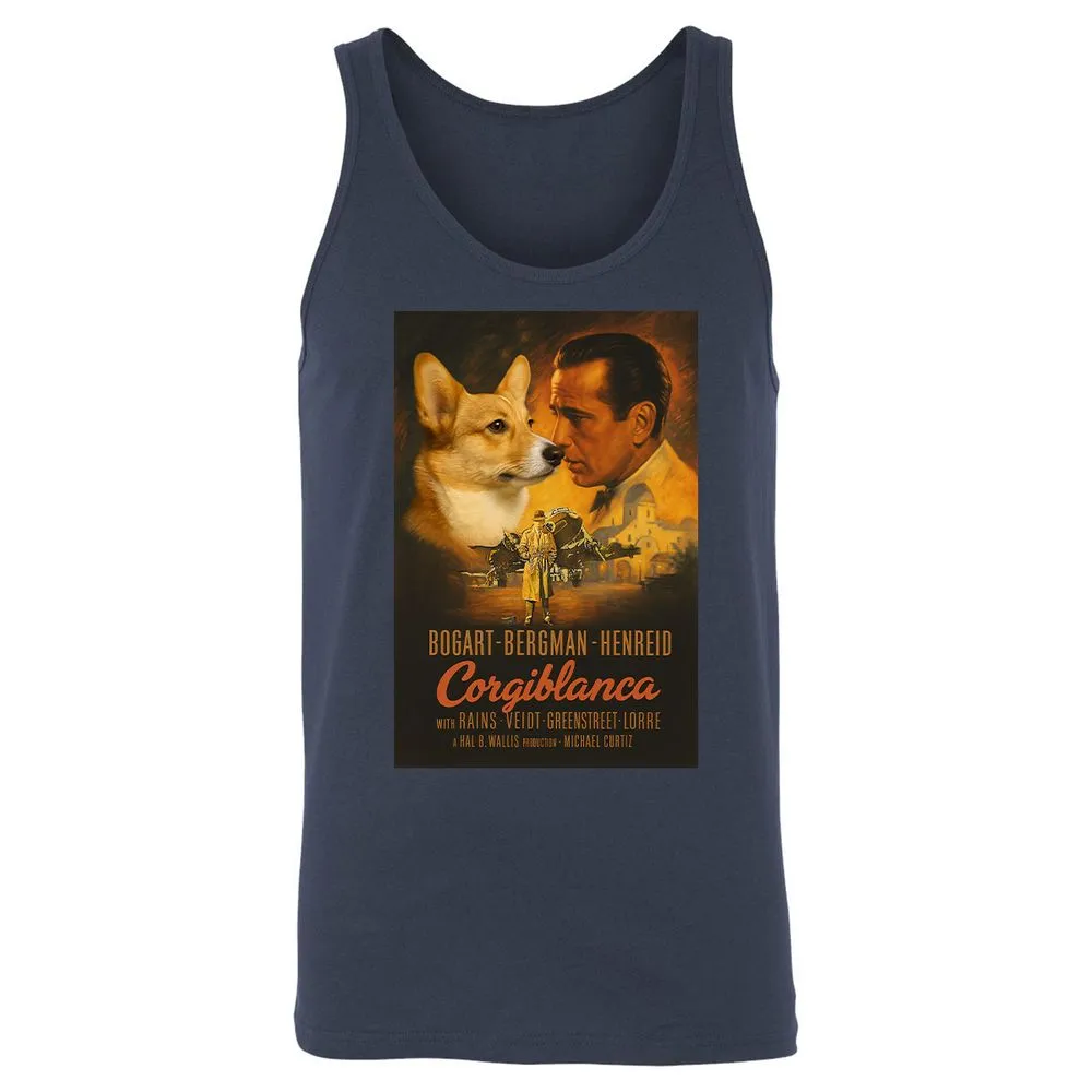Unisex Jersey Tank - X5NH2W3L - Navy - 2