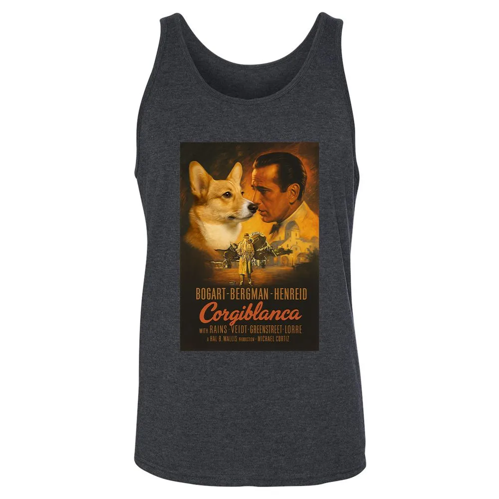 Unisex Jersey Tank - X5NH2W3L - Dark Grey Heather - 6