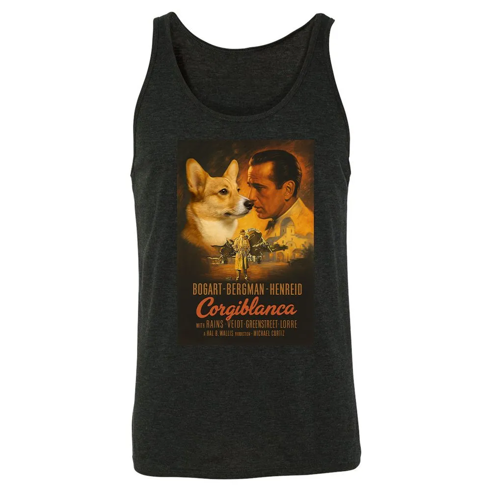 Unisex Jersey Tank - X5NH2W3L - Charcoal Black Triblend - 5