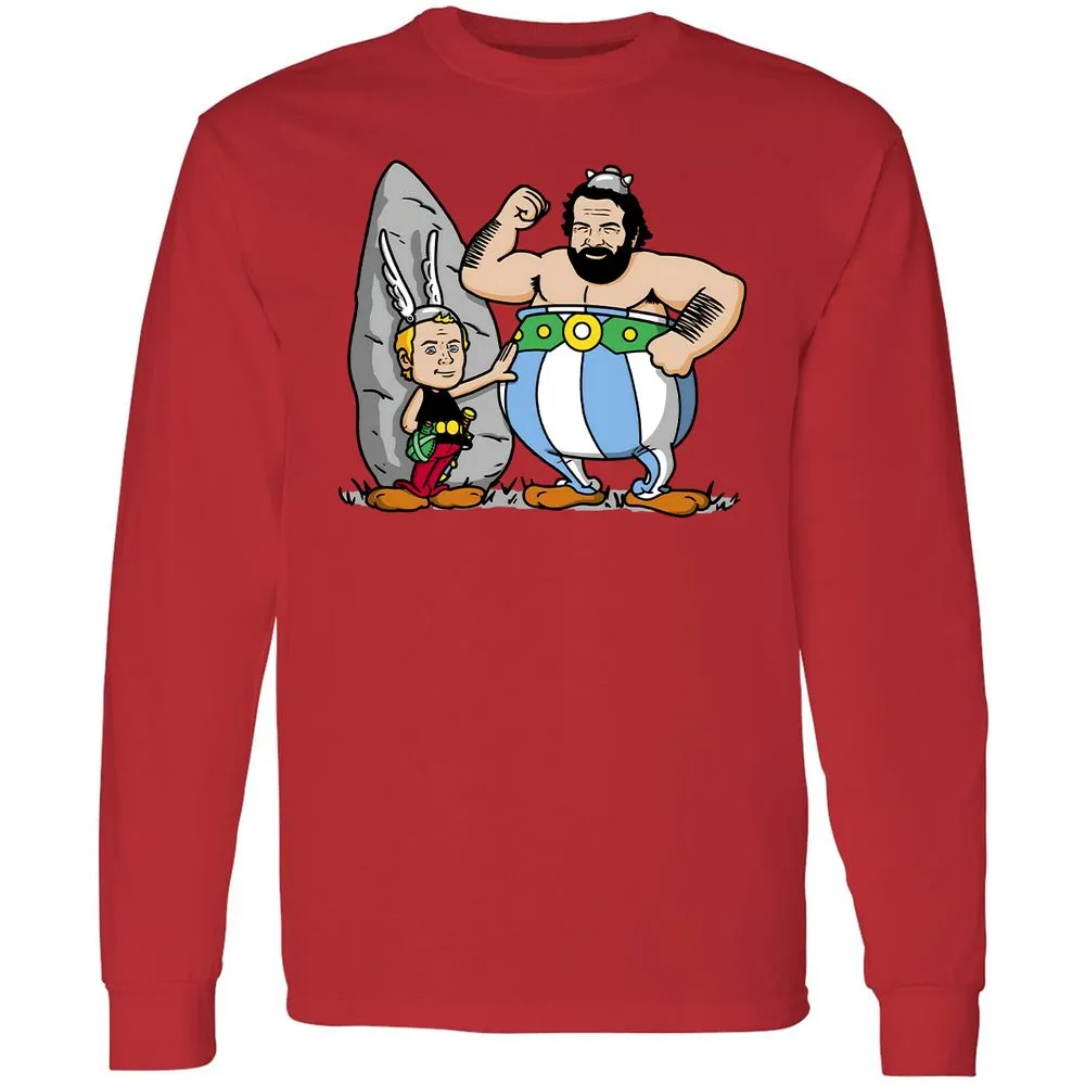 Long Sleeve T-Shirt - 4QMZRHG7 - Red - 14