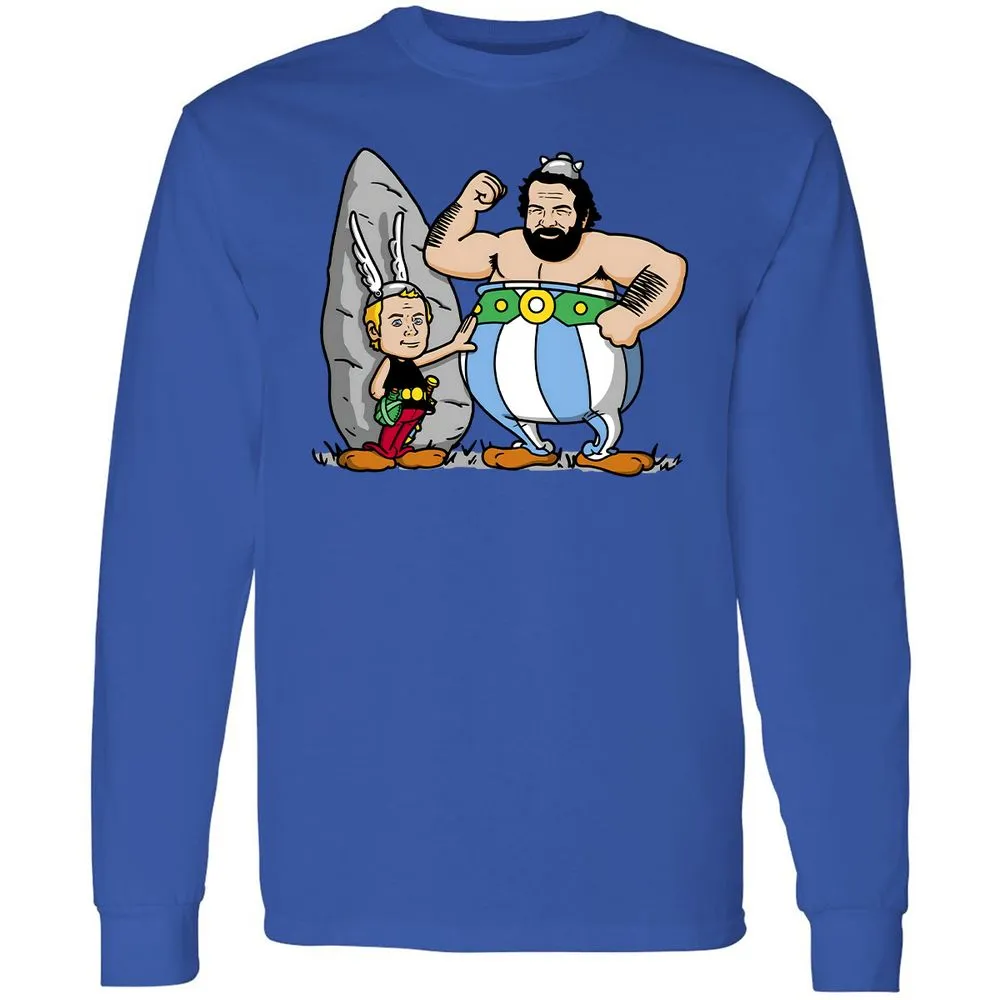 Long Sleeve T-Shirt - 4QMZRHG7 - Royal - 8