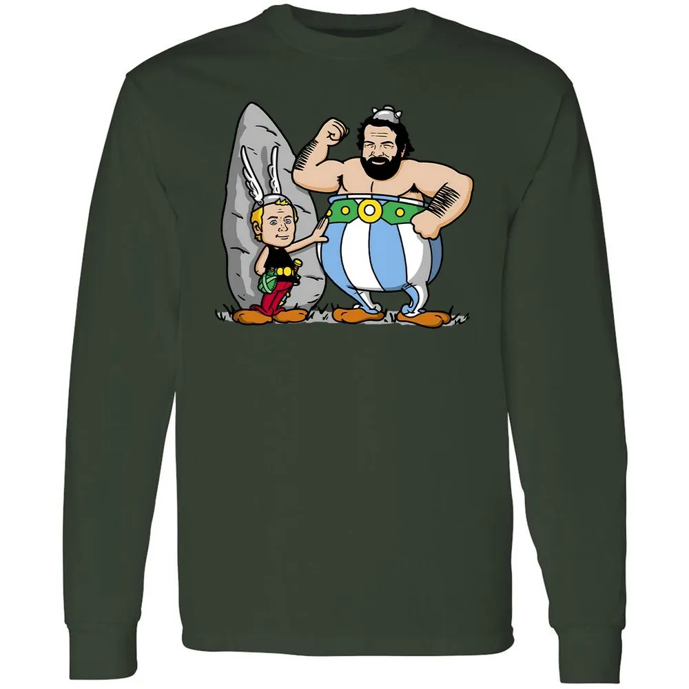 Long Sleeve T-Shirt - 4QMZRHG7 - Forest Green - 4