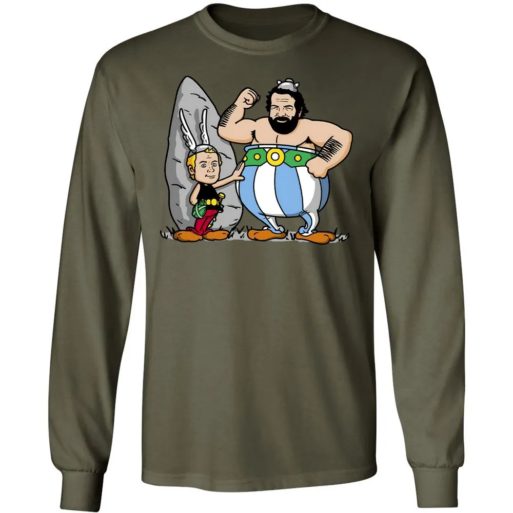 Long Sleeve T-Shirt - 4QMZRHG7 - Military Green - 16