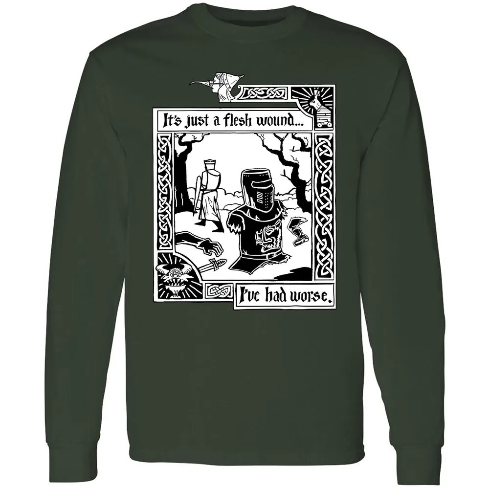Long Sleeve T-Shirt - 3H8UDE3Z - Forest Green - 4