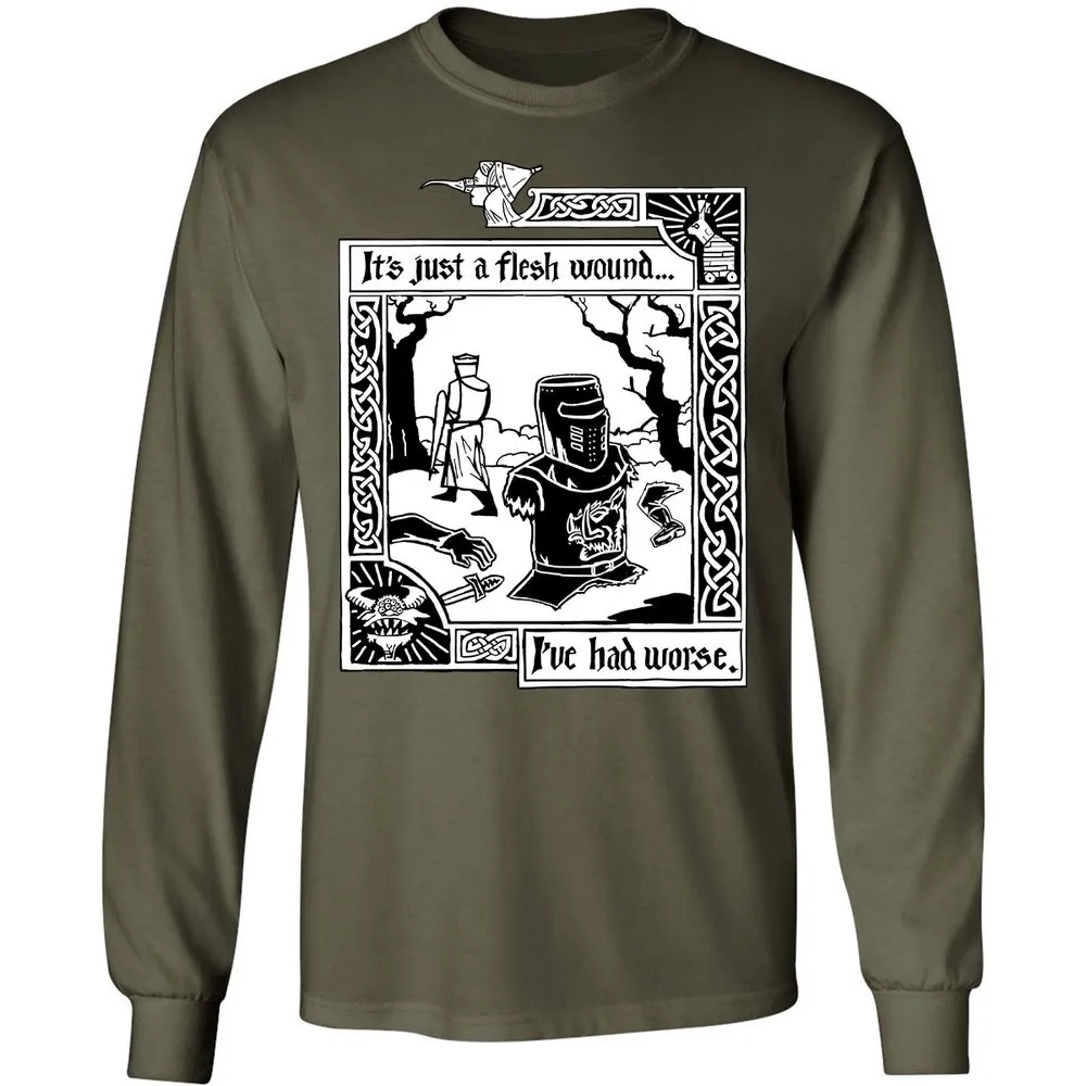 Long Sleeve T-Shirt - 3H8UDE3Z - Military Green - 16