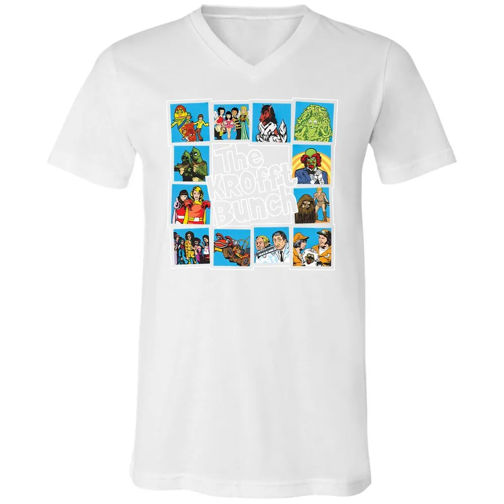 Unisex V-Neck T-Shirt - C388XFBM - White - 5