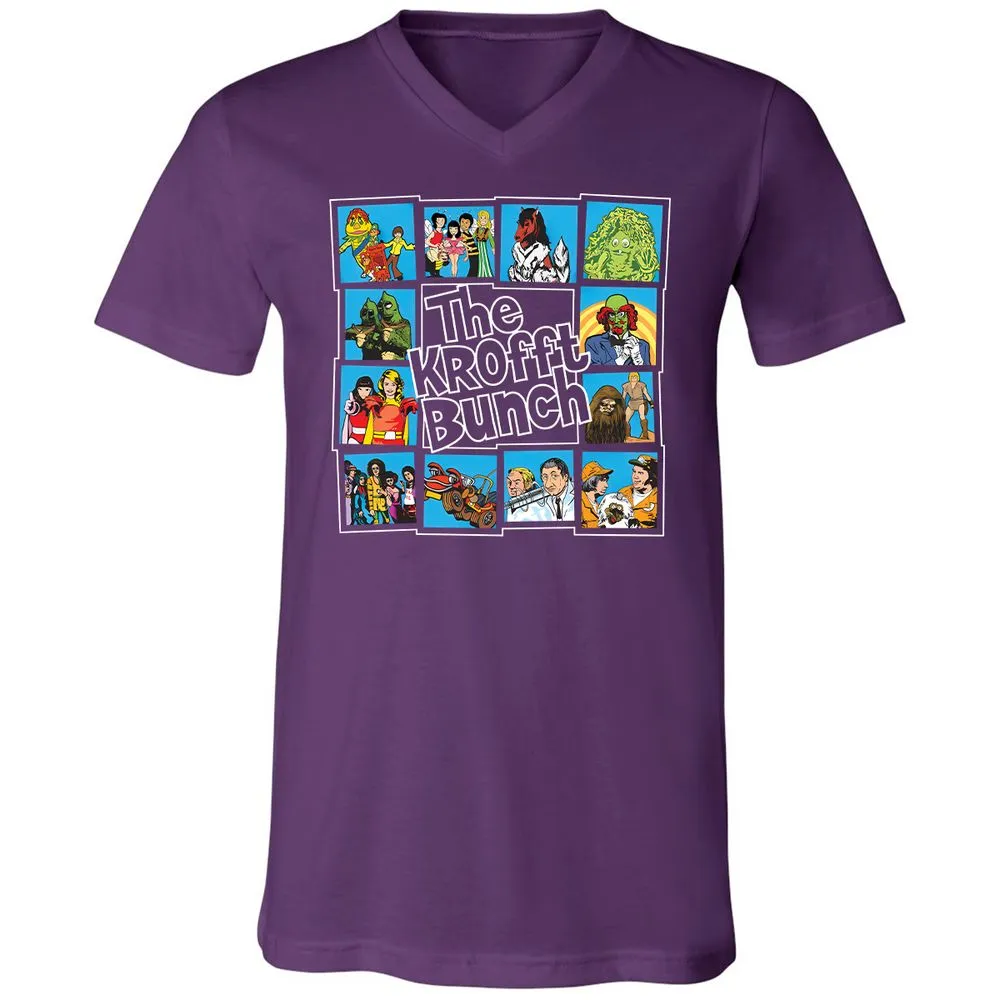 Unisex V-Neck T-Shirt - C388XFBM - Team Purple - 9