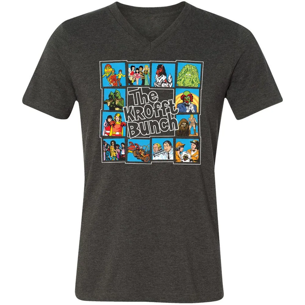 Unisex V-Neck T-Shirt - C388XFBM - Dark Grey Heather - 8