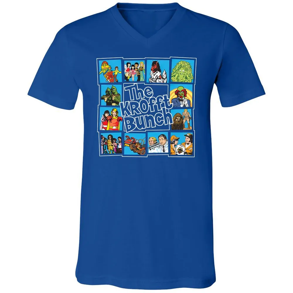 Unisex V-Neck T-Shirt - C388XFBM - True Royal - 4