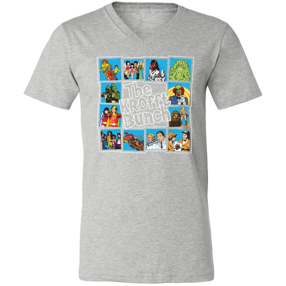 Unisex V-Neck T-Shirt - C388XFBM - Athletic Heather - 7