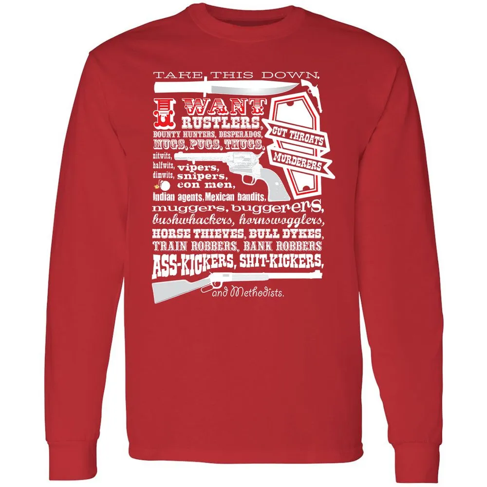Long Sleeve T-Shirt - A19VDBN8 - Red - 14