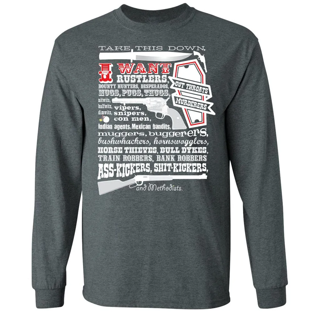 Long Sleeve T-Shirt - A19VDBN8 - Dark Heather - 15