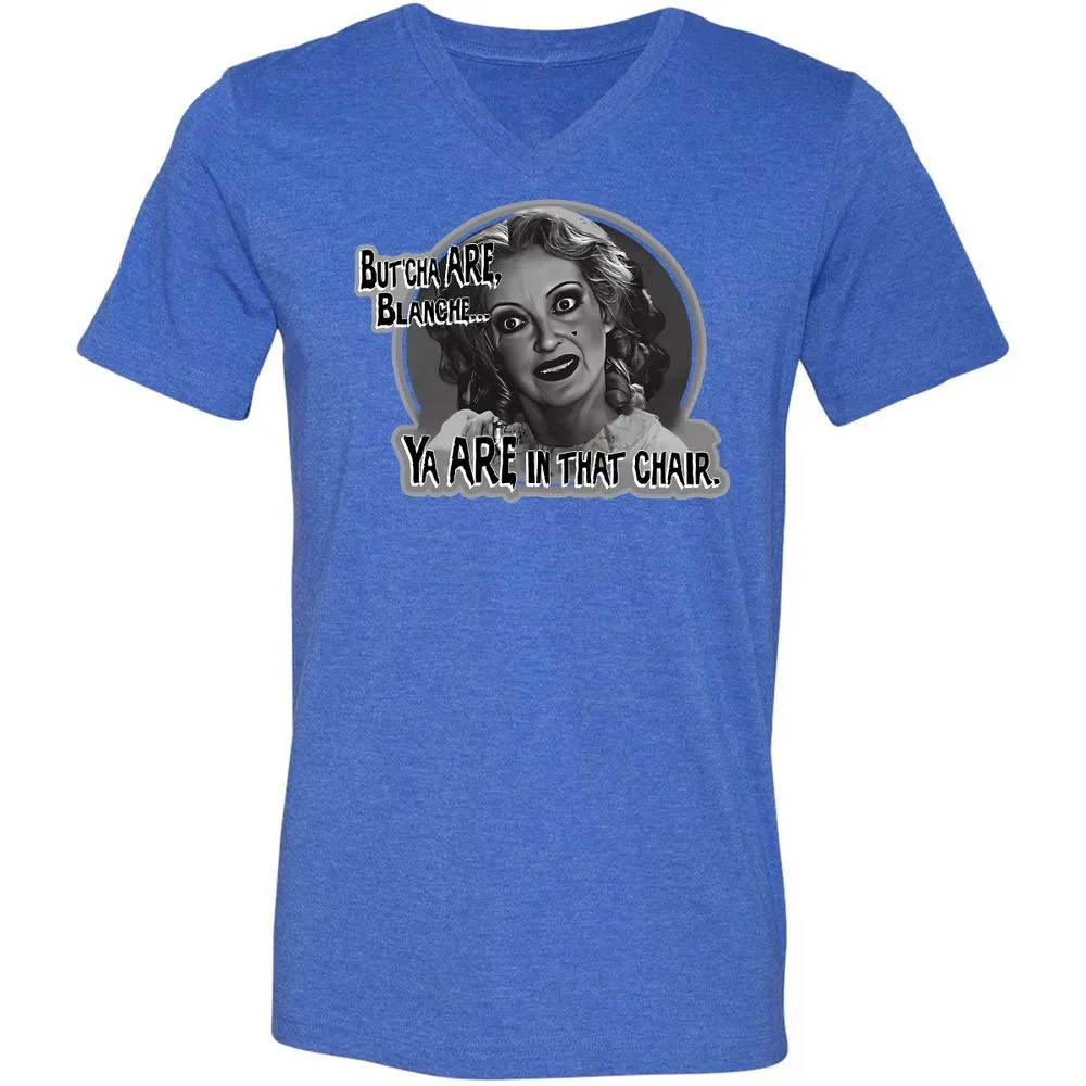 Unisex V-Neck T-Shirt - A5ZWCLLR - Heather True Royal - 14