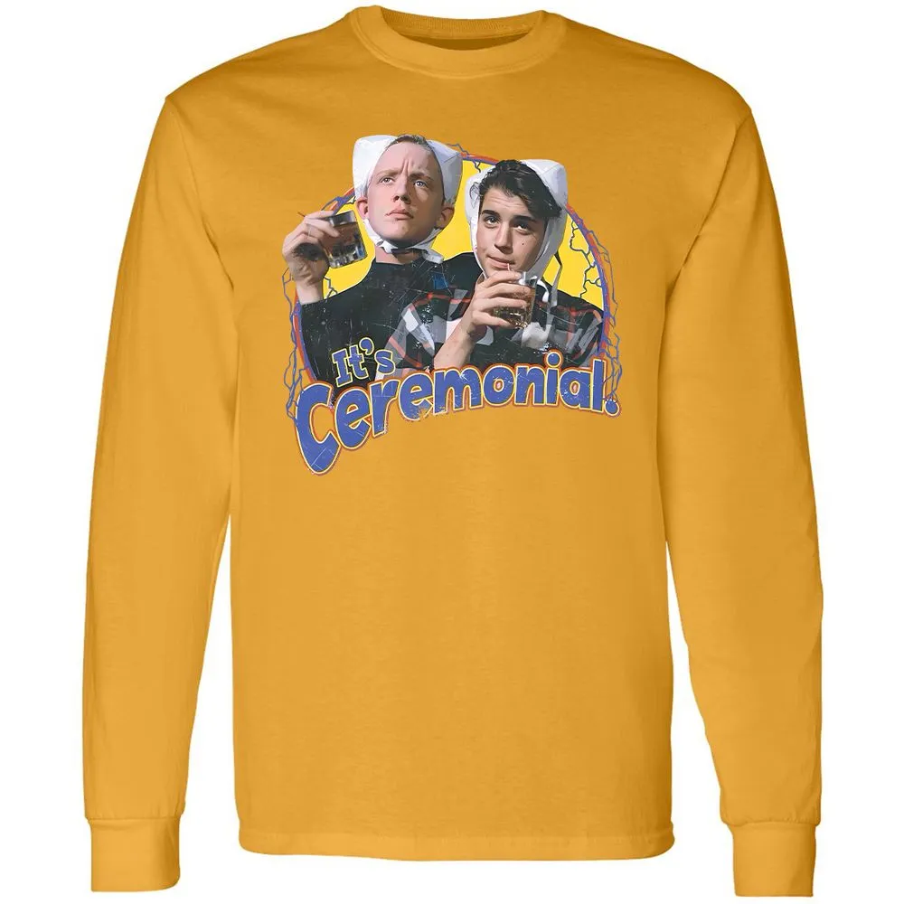 Long Sleeve T-Shirt - BBP7ZDFD - Gold - 9
