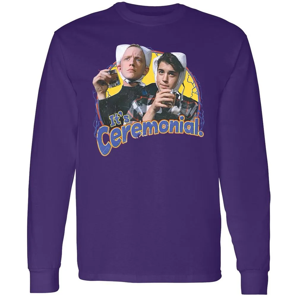 Long Sleeve T-Shirt - BBP7ZDFD - Purple - 13