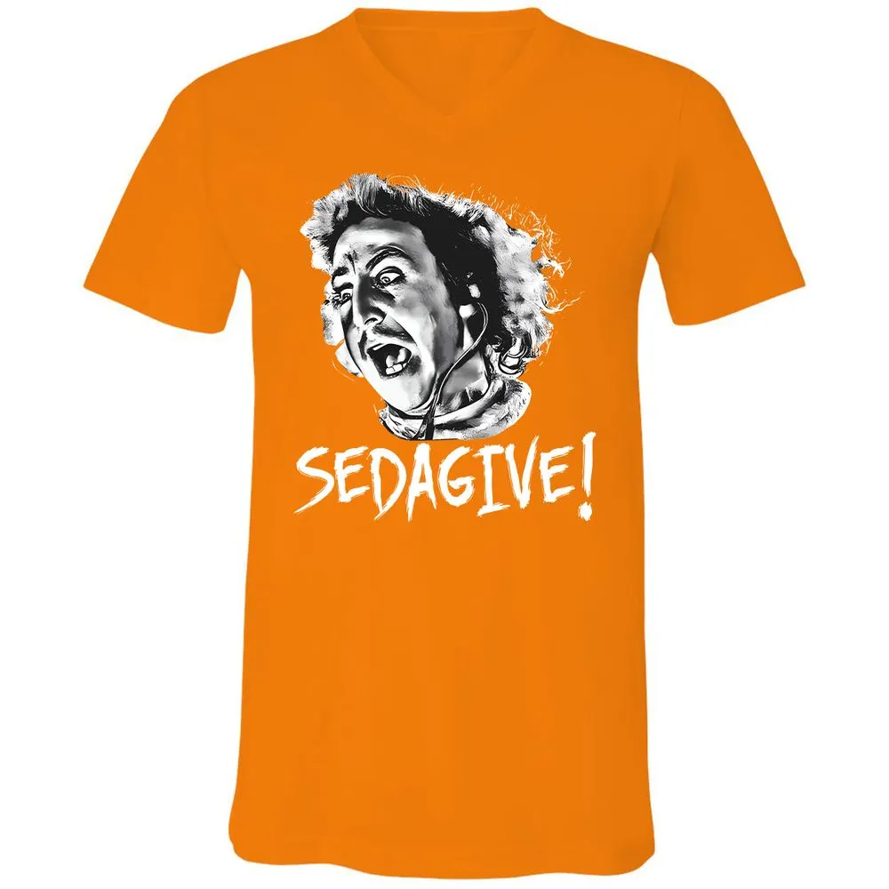 Unisex V-Neck T-Shirt - LF2UNZRP - Orange - 11