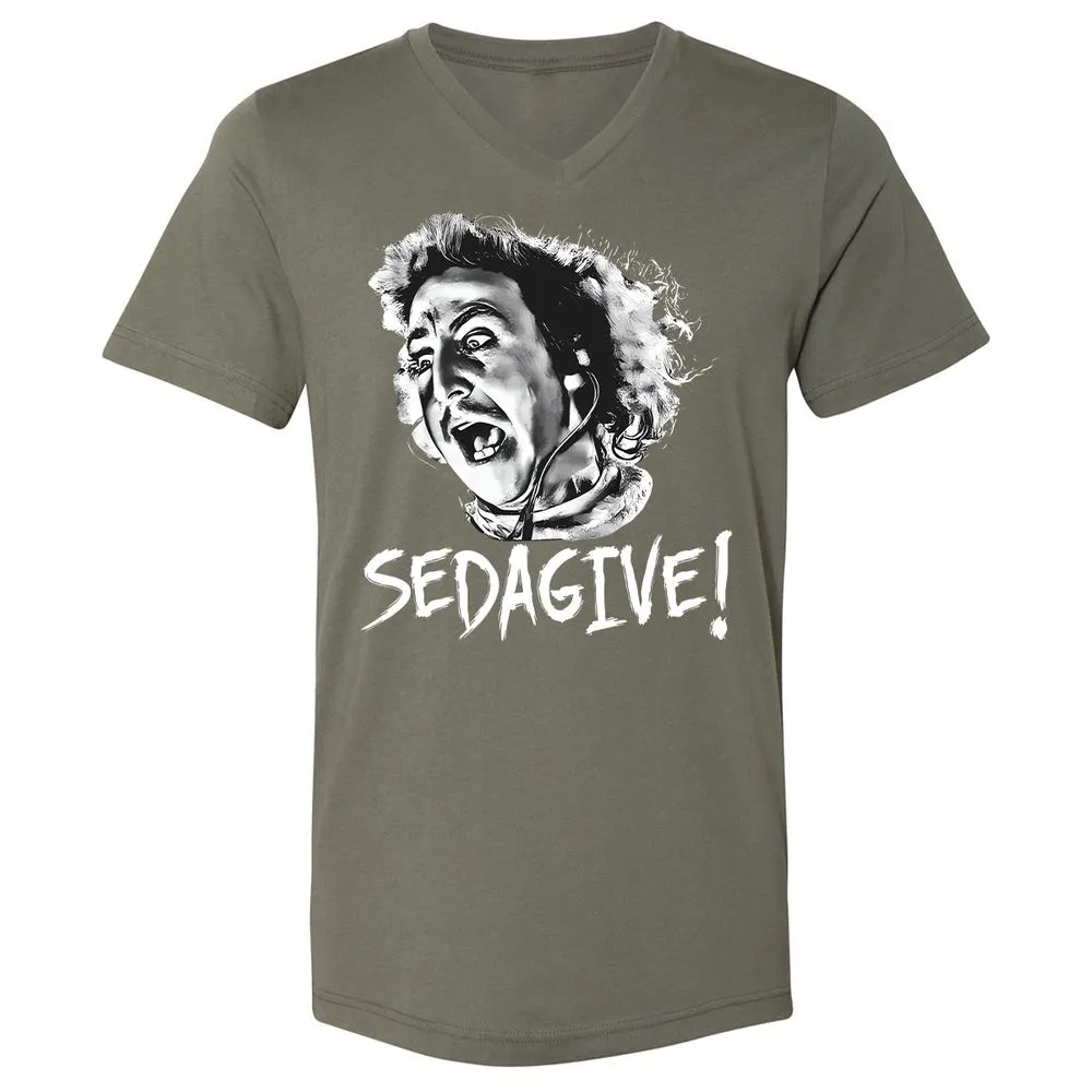 Unisex V-Neck T-Shirt - LF2UNZRP - Military Green - 10