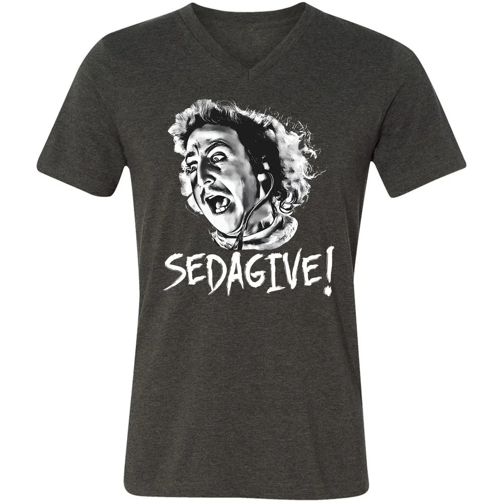 Unisex V-Neck T-Shirt - LF2UNZRP - Dark Grey Heather - 8