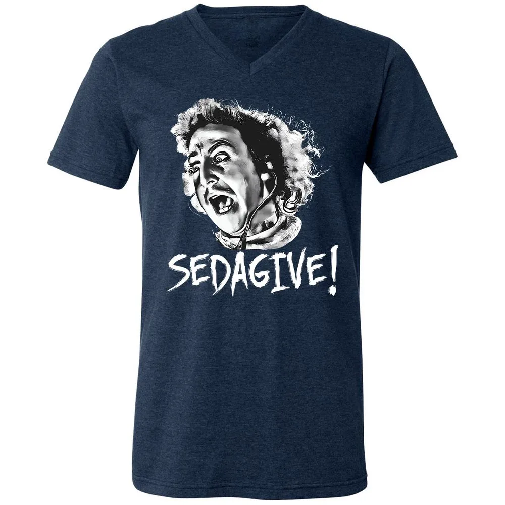 Unisex V-Neck T-Shirt - LF2UNZRP - Heather Navy - 15