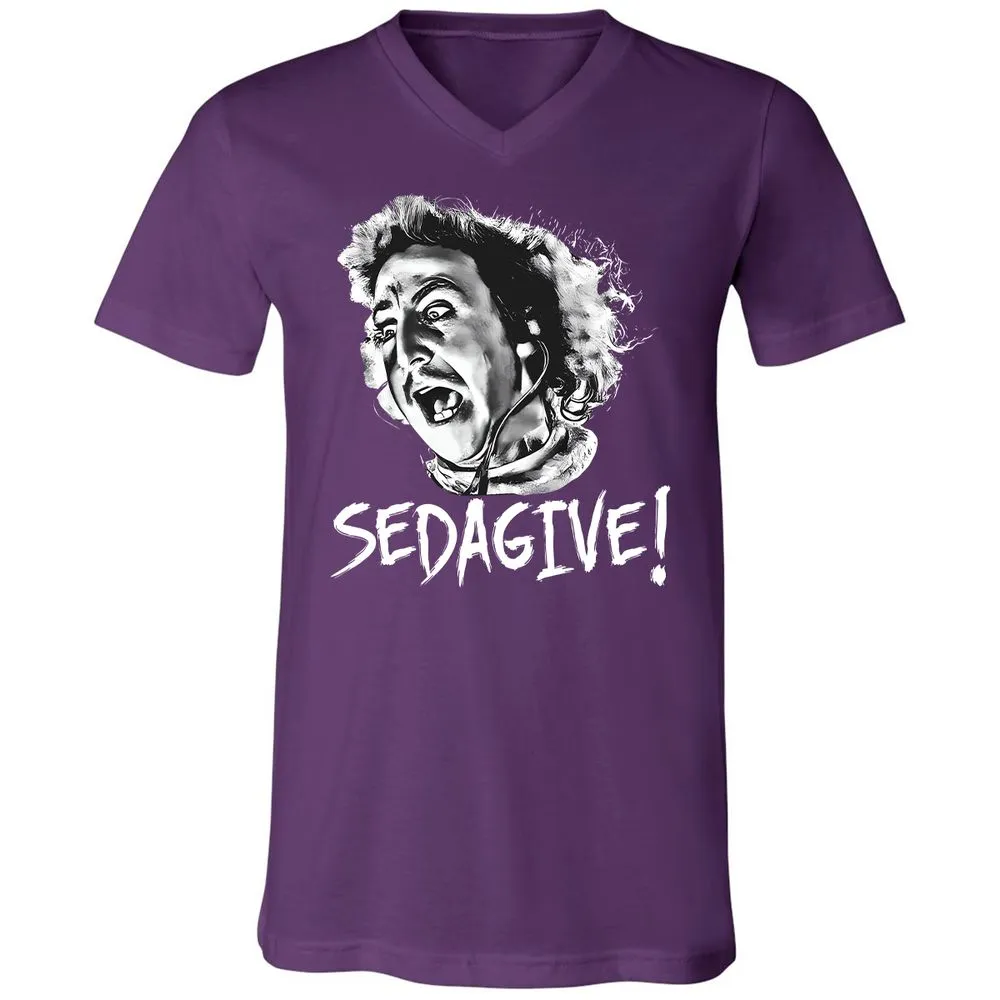 Unisex V-Neck T-Shirt - LF2UNZRP - Team Purple - 9