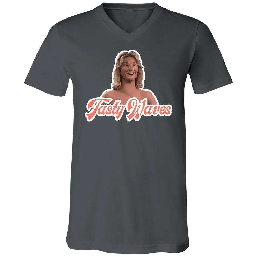 Unisex V-Neck T-Shirt - Y8BE5F7S - Asphalt - 12