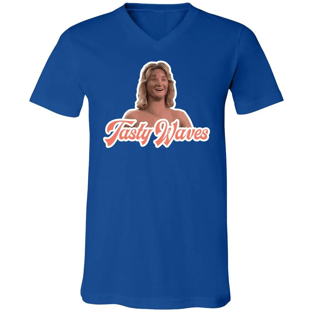 Unisex V-Neck T-Shirt - Y8BE5F7S - True Royal - 4