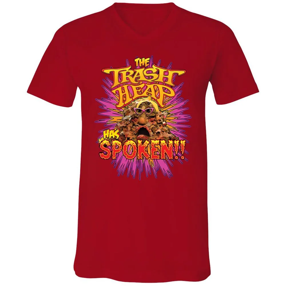 Unisex V-Neck T-Shirt - 4DWE8KPA - Red - 3