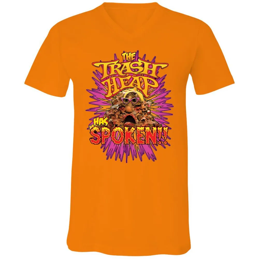 Unisex V-Neck T-Shirt - 4DWE8KPA - Orange - 11