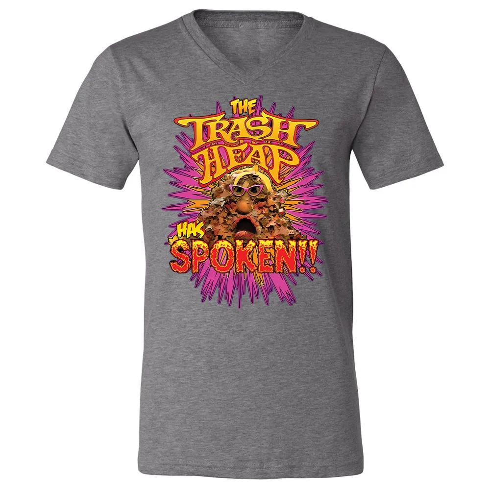 Unisex V-Neck T-Shirt - 4DWE8KPA - Deep Heather - 13