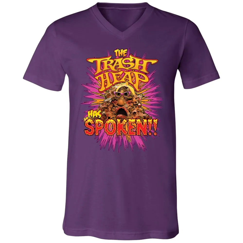 Unisex V-Neck T-Shirt - 4DWE8KPA - Team Purple - 9