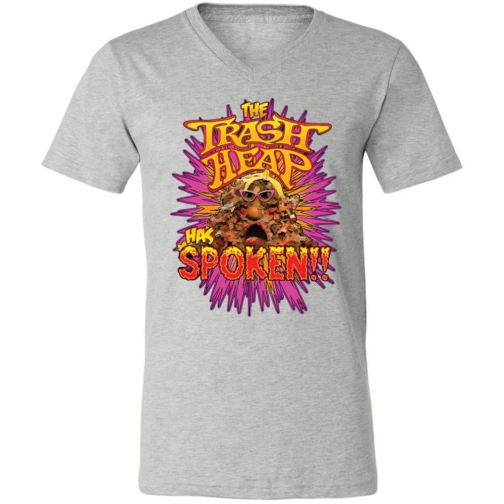 Unisex V-Neck T-Shirt - 4DWE8KPA - Athletic Heather - 7