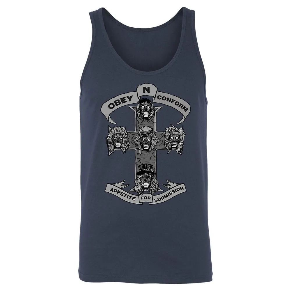 Unisex Jersey Tank - K5X6NM68 - Navy - 2